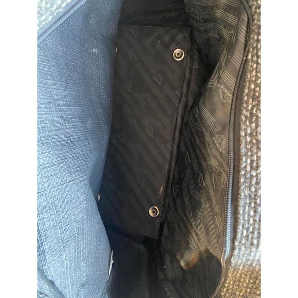 Vintage Jordache Tweed Carry On Travel Bag Old Money Classic Quiet Luxury Tote - Picture 6 of 10